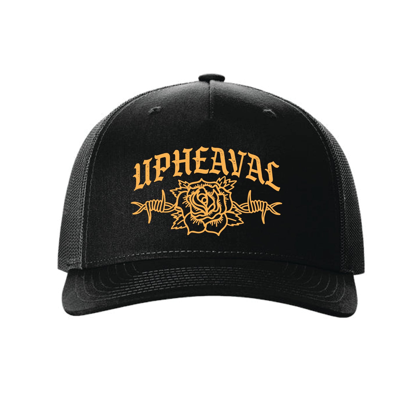 Rose Hat - Black & Gold