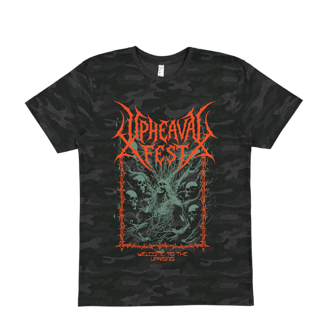 Upheaval Camo T-Shirt w/ 2026 Lineup