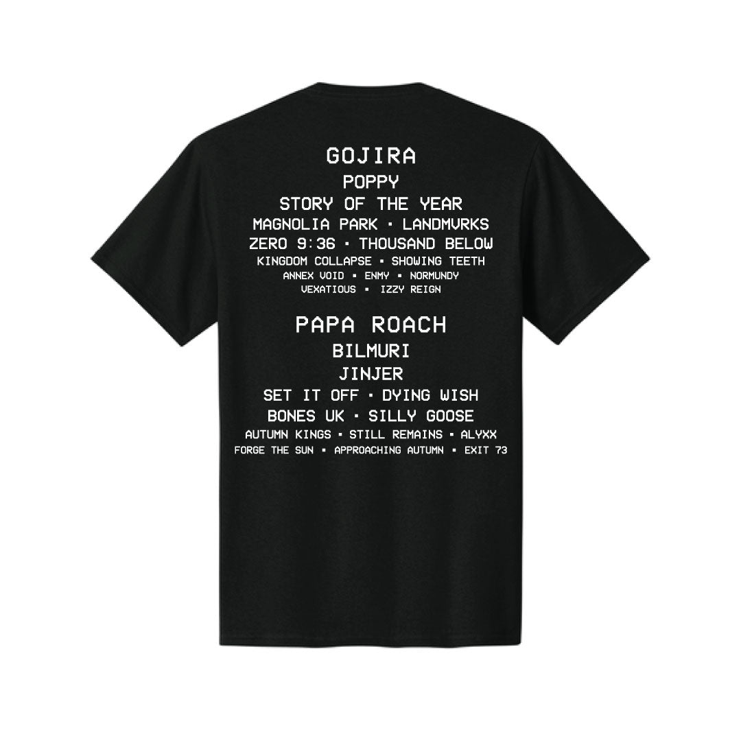 Batwings Skull T-Shirt w/ 2026 Lineup