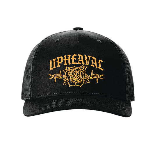 Rose Hat - Black & Gold