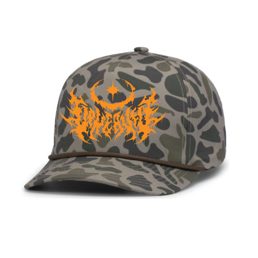 Upheaval Metal Font Hat - CAMO